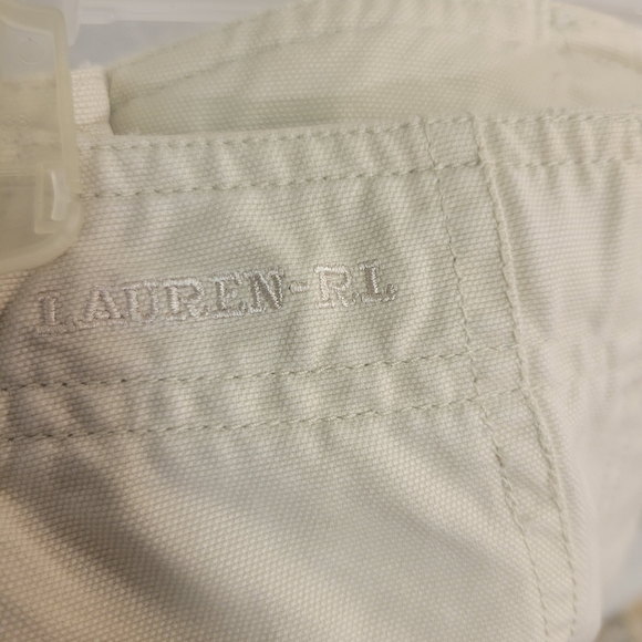 Ralph lauren Cargo pants Tan Safari cropped size 6 - Picture 8 of 9
